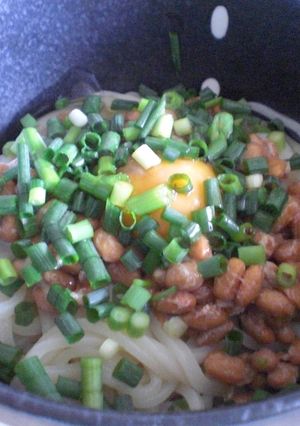 冷たいネバネバうどん♡-レシピのメイン写真