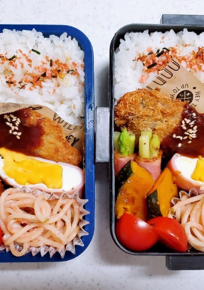 ☆高校生娘と私のお弁当☆141-レシピのメイン写真