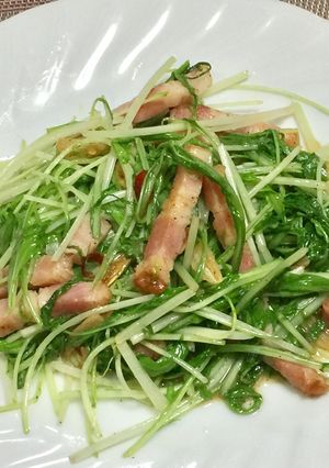 水菜のペペロンチーノ？-レシピのメイン写真