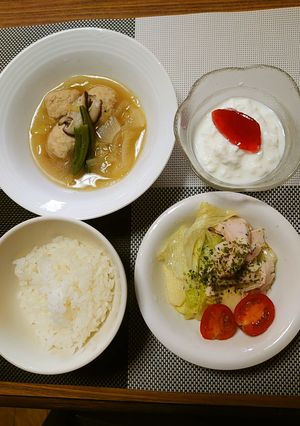 ヨウサマの減塩朝食基本的な病院食の日1㉒-レシピのメイン写真