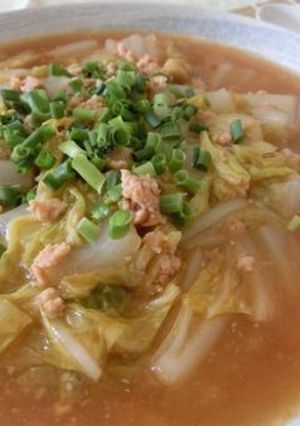 白菜と鶏ひきで汁だく麻婆白菜-レシピのメイン写真