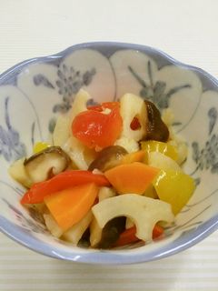 いろどり野菜の炒めマリネ-レシピのメイン写真