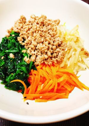 野菜たっぷりビビンパ（適当編）-レシピのメイン写真