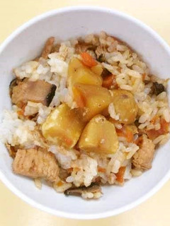 保育園の給食❁栗ご飯-レシピのメイン写真