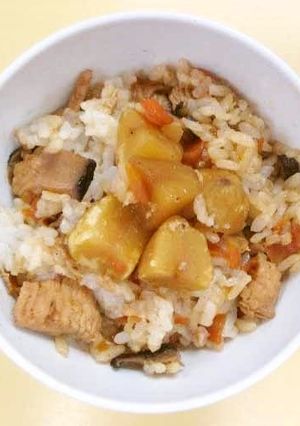 保育園の給食❁栗ご飯-レシピのメイン写真