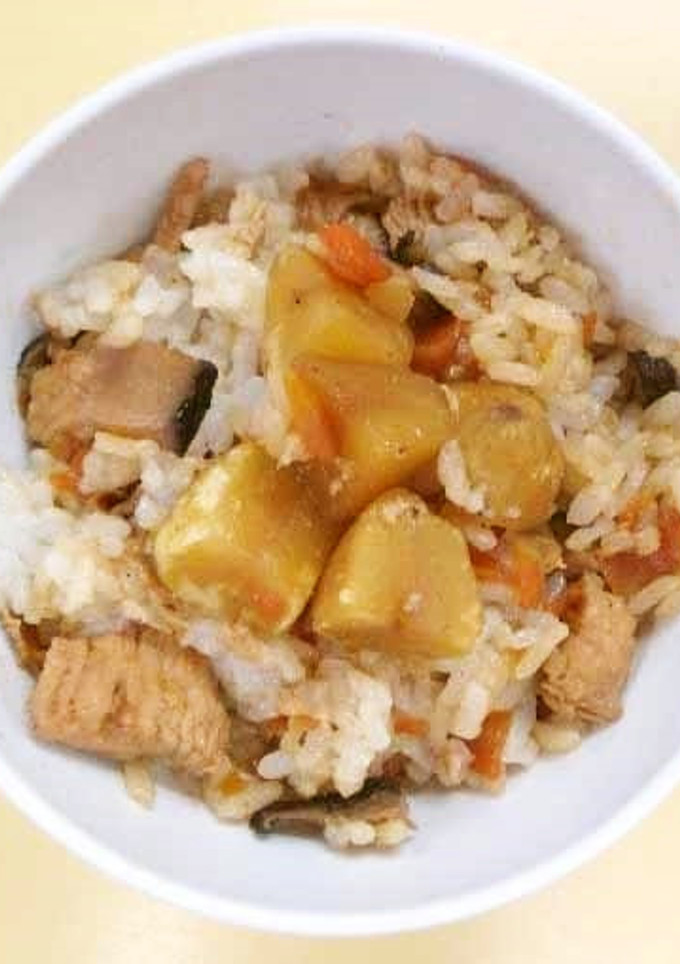 保育園の給食❁栗ご飯-レシピのメイン写真