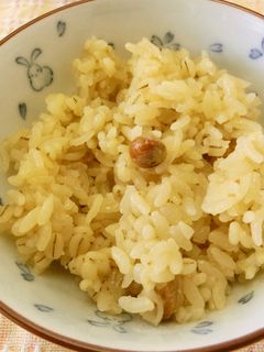 【節分】煎り大豆の炊き込みご飯-レシピのメイン写真