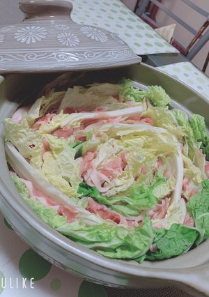 豚バラの白菜のミルフィーユ鍋-レシピのメイン写真