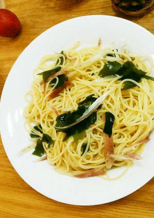 お鍋1つで！茗荷と生姜のの和風パスタ-レシピのメイン写真