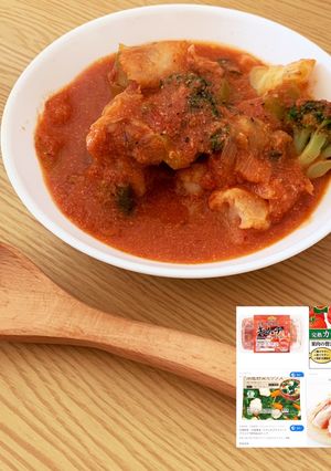 美肌になれる◎トマトキムチスープ15分!-レシピのメイン写真
