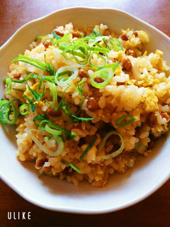 納豆と食べるラー油の炒飯-レシピのメイン写真