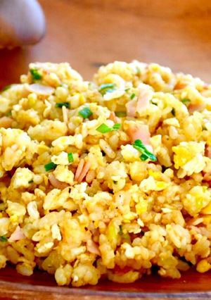ネギとハムと卵の炒飯-レシピのメイン写真