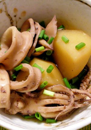 お手軽★イカと新ジャガイモの煮物★-レシピのメイン写真