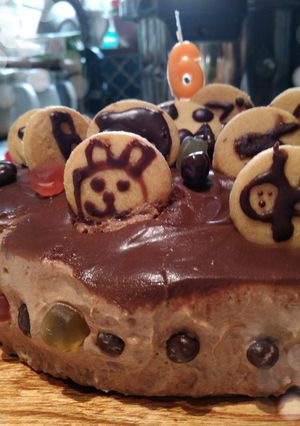 ゼラチン不要☆チョコムースケーキ-レシピのメイン写真