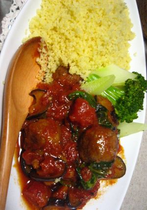 チーズ入りミートボールのトマト煮込み☆-レシピのメイン写真