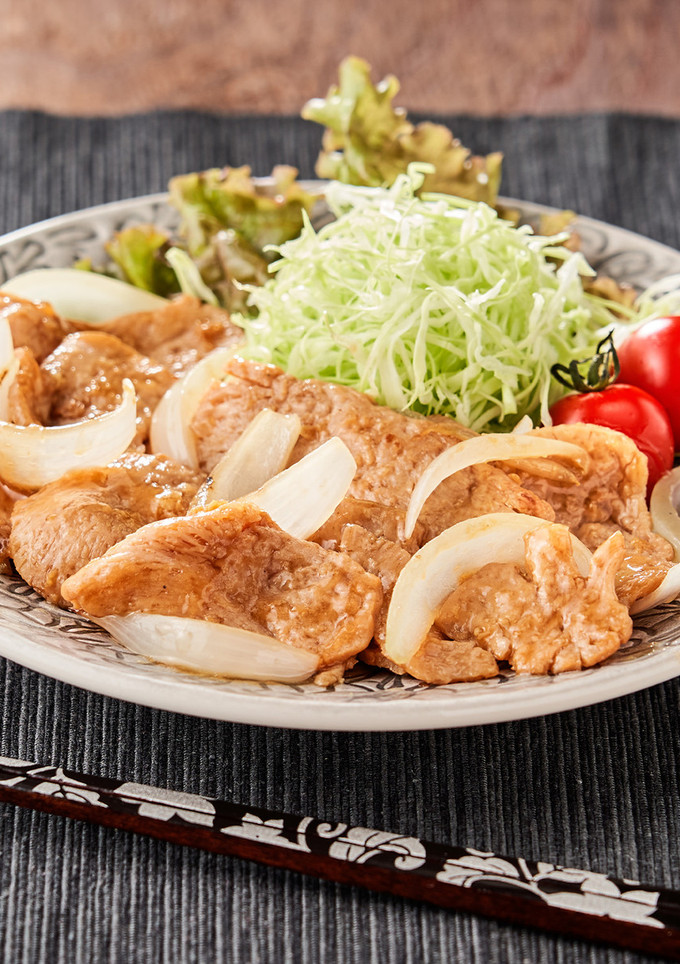 簡単ダイエット♪大豆ミートの生姜焼き♡-レシピのメイン写真