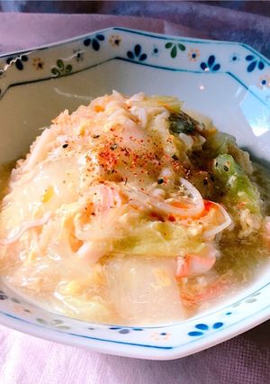 残ったスープで餡掛け炒飯-レシピのメイン写真