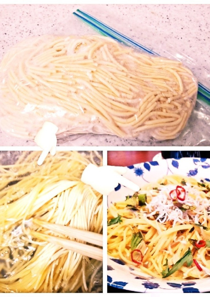 手作り冷凍スパゲッティ麺風-レシピのメイン写真