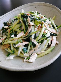 ○鶏と胡瓜の梅マヨサラダ○-レシピのメイン写真