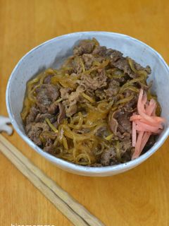 牛丼-レシピのメイン写真
