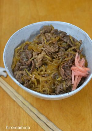牛丼-レシピのメイン写真