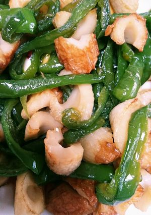 ピーマンと竹輪の甘煮-レシピのメイン写真