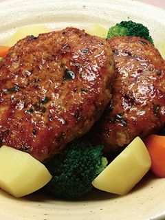 煮物だしで絶品|照り焼きハンバーグ-レシピのメイン写真