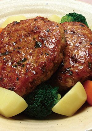 煮物だしで絶品｜照り焼きハンバーグ-レシピのメイン写真