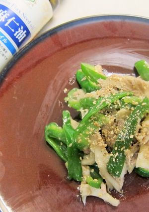 きのことピーマンの亜麻仁油和え-レシピのメイン写真