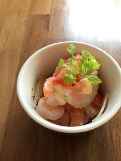 エビとトマトのレモンマリネ-レシピのメイン写真