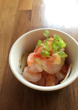 エビとトマトのレモンマリネ-レシピのメイン写真