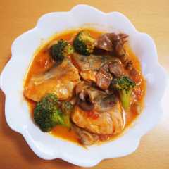 รูปของ 鮭のトマトミルク煮
