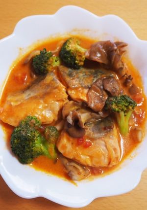 鮭のトマトミルク煮-レシピのメイン写真