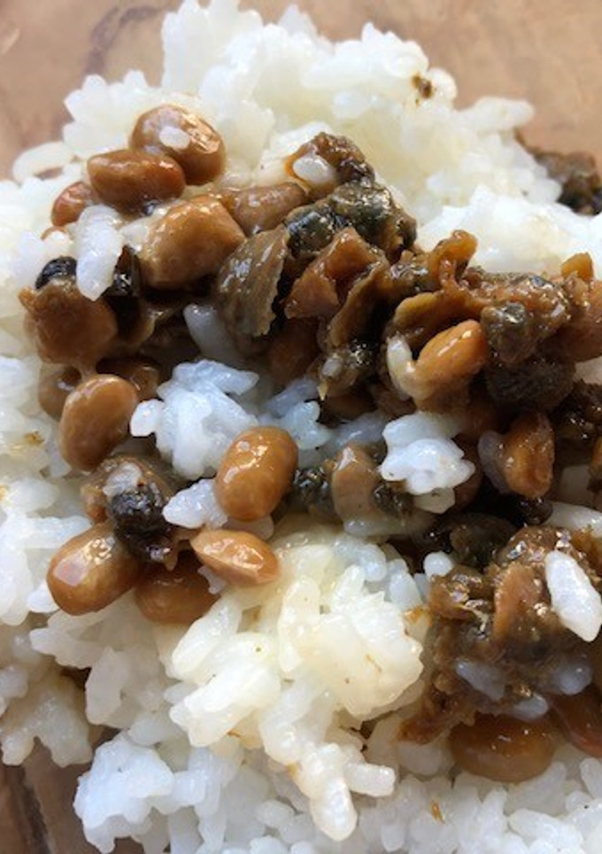 納豆としじみの佃煮のご飯-レシピのメイン写真