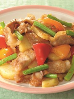 豚肉と春野菜の味噌炒め-レシピのメイン写真