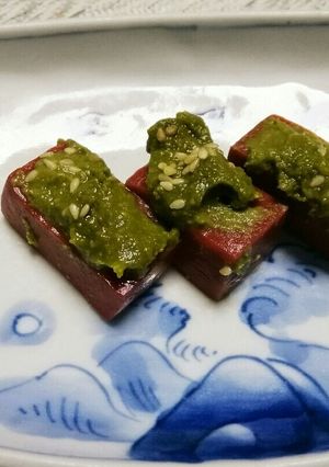 まこもパウダー入り味噌田楽♪-レシピのメイン写真