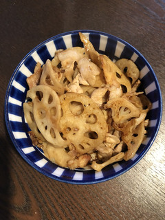 れんこんと豚肉の炒め物-レシピのメイン写真