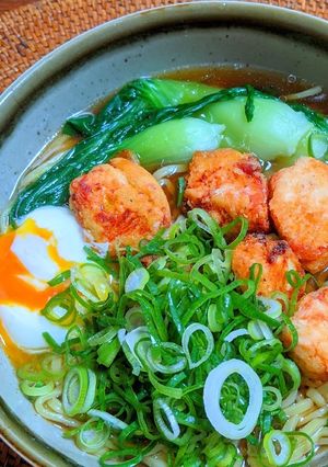 鶏の唐揚げラーメン-レシピのメイン写真