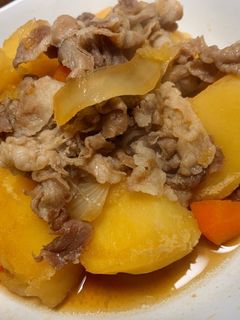 豚丼のタレで!簡単じゃがぶた-レシピのメイン写真