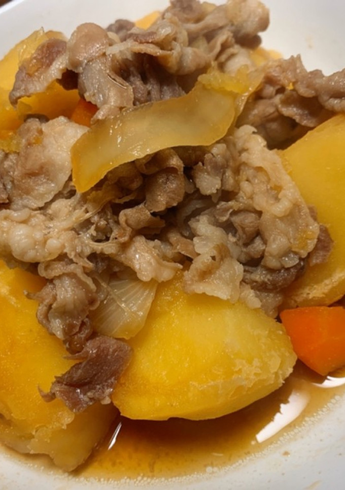 豚丼のタレで！簡単じゃがぶた-レシピのメイン写真
