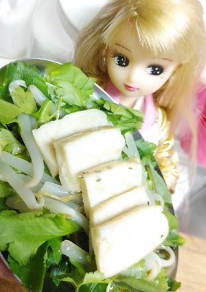 リカちゃん♡鶏ハムともやしアジアサラダꕤ-レシピのメイン写真
