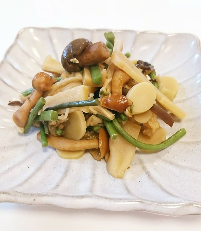 【ほっこり】めんまと山菜の煮物-レシピのメイン写真