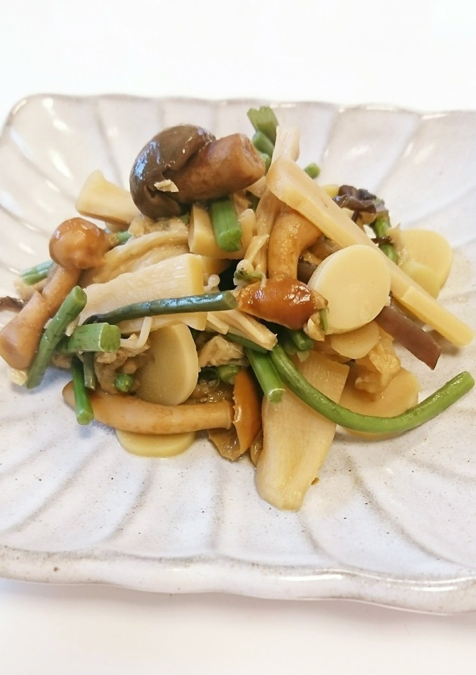 【ほっこり】めんまと山菜の煮物-レシピのメイン写真