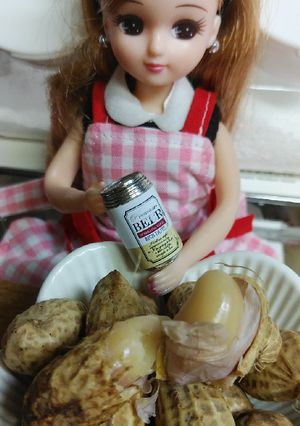リカちゃん♡茹でピーナッツꕤ*.ﾟ-レシピのメイン写真