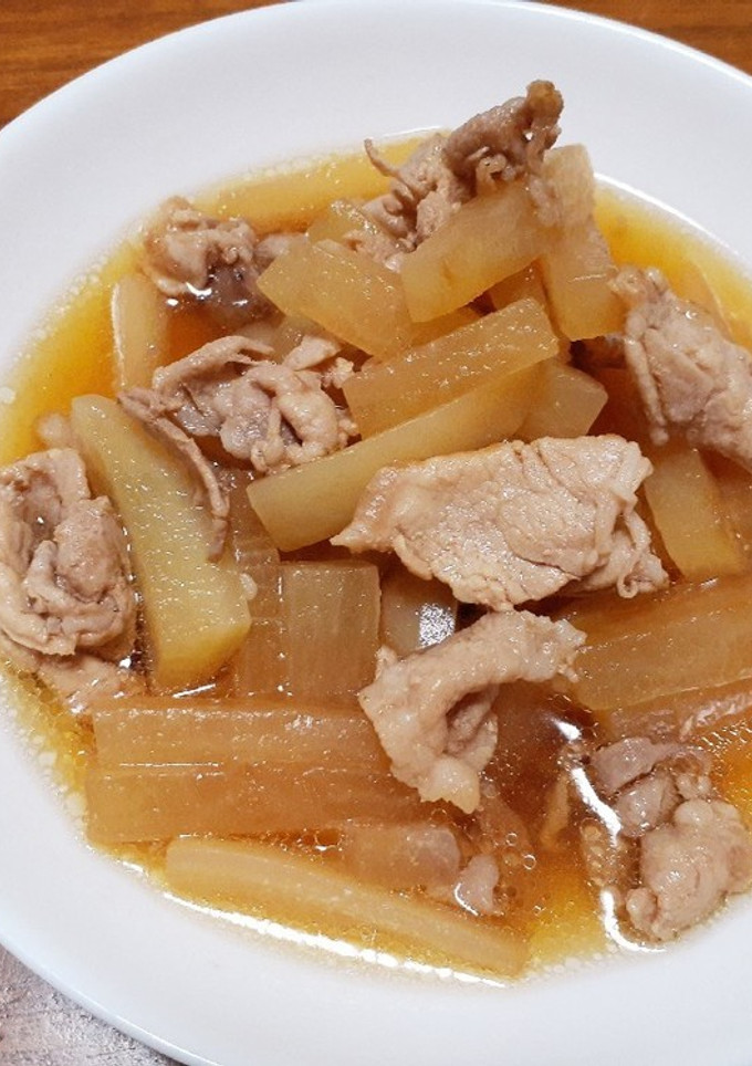 大根と豚肉の中華風炒め煮-レシピのメイン写真