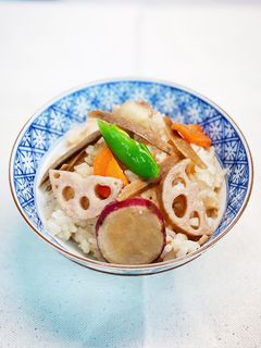 干し野菜「根菜ミックス」の炊き込みごはん-レシピのメイン写真