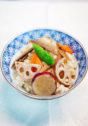 干し野菜「根菜ミックス」の炊き込みごはん-レシピのメイン写真