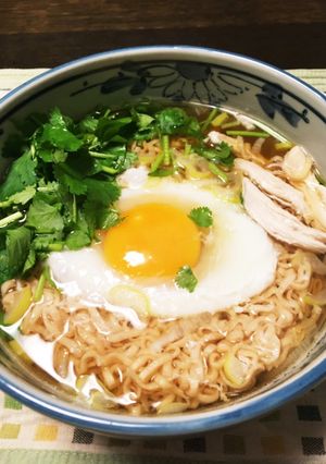 いつものチキンラーメンをタイ風に！-レシピのメイン写真