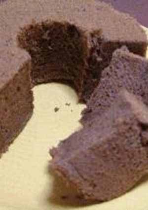 チョコを使わないチョコシフォン-レシピのメイン写真
