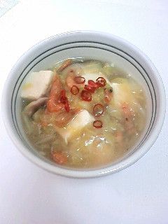 中華風・キャベツのあんかけ豆腐-レシピのメイン写真